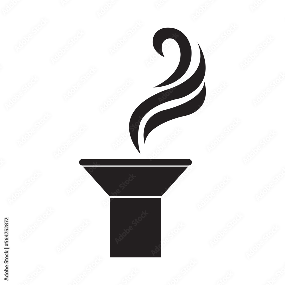 chimney icon logo vector design template chimney icon logo vector design template