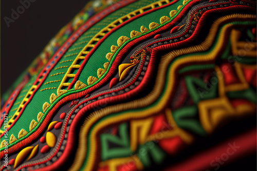 Black History Month fabric background