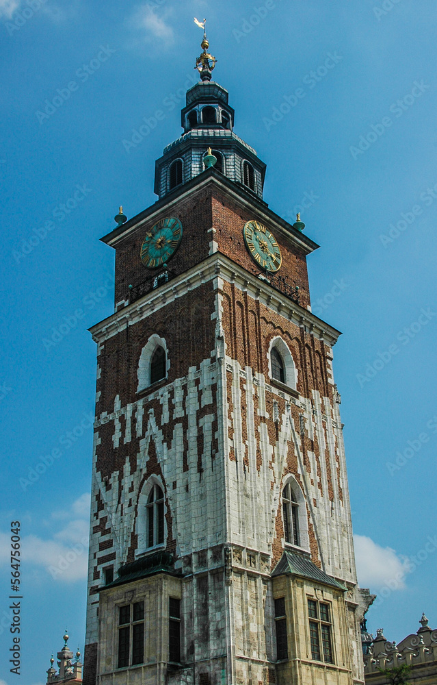 Town Hall on Main Square, Krakow, Poland