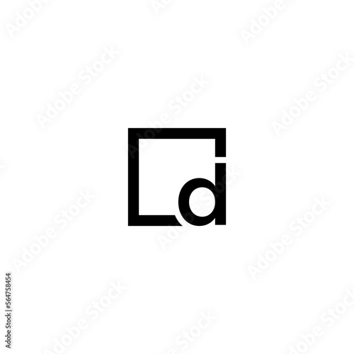 letter d logo vector design