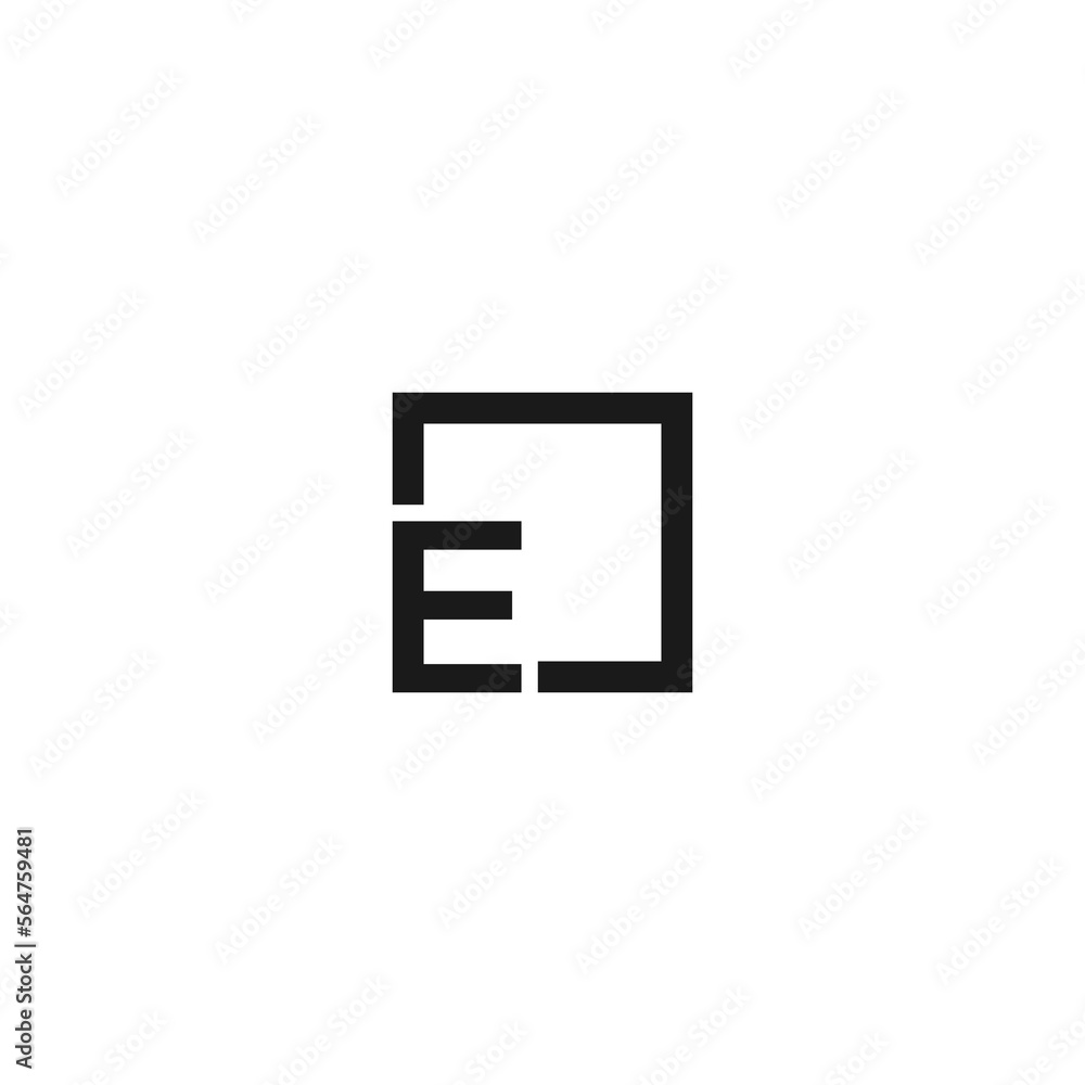 letter e logo vector design letter e logo vector design
