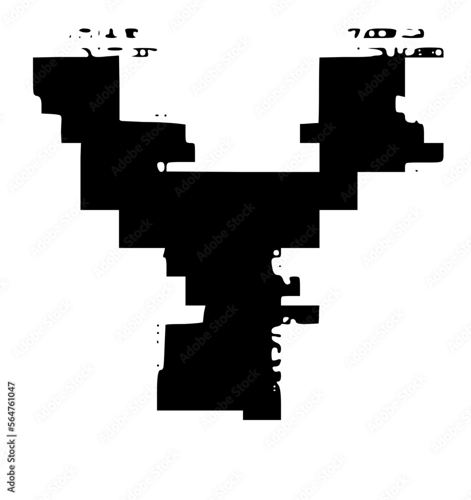 Glitched Fat Faced Uppercase System Error Mono Font Glitched Fat Faced Uppercase System Error Mono Font