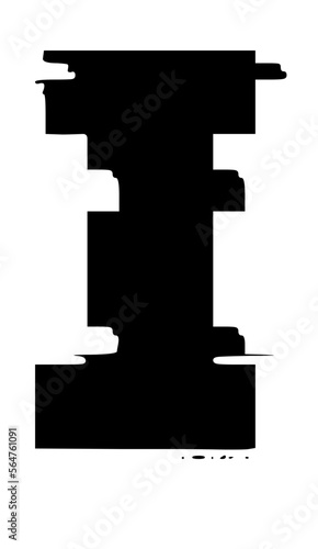Glitched Fat Faced Uppercase System Error Mono Font