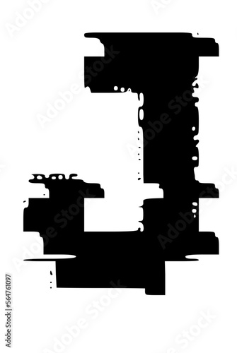 Glitched Fat Faced Uppercase System Error Mono Font