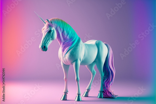 Unicorn  Rainbow  Generative AI  Illustration 
