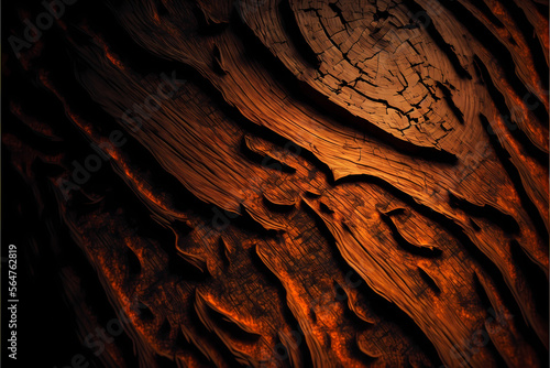 A Weathered and Distressed Wood Background created with Generative AI Technology