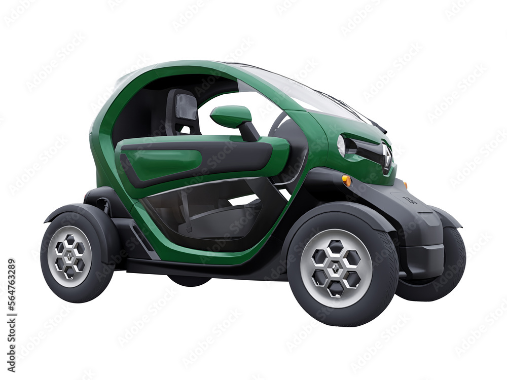 Paris, France. January 25, 2023 Renault Twizy ZE 2015 Super compact
