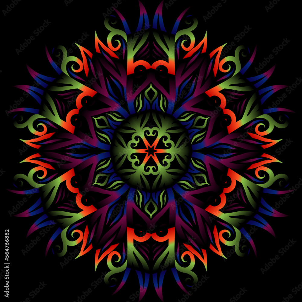 Beautiful colourful gradient flowers line art of traditional abstract symbol batik dayak ornament design template elements
Beautiful colourful gradient flowers line art of traditional abstract symbol batik dayak ornament design template elements