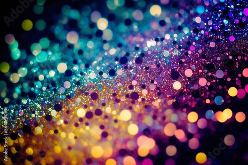 Sparkling Colorful Glitter  photo