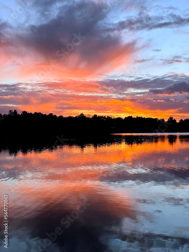 sunset nature sky paint burns