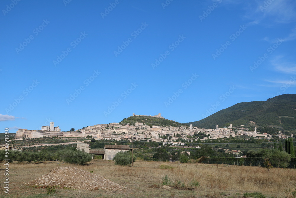 Hill town Assisi, Umbria Italy