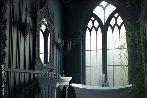 gothic bathroom