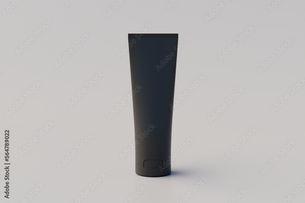 Cosmetic Cream Tube Packaging Multiple Tubes Mockup. 3D Illustration Cosmetic Cream Tube Packaging Multiple Tubes Mockup. 3D Illustration