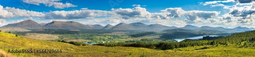 Glen Garry viewpoint panorama in Scotland © Pawel Pajor