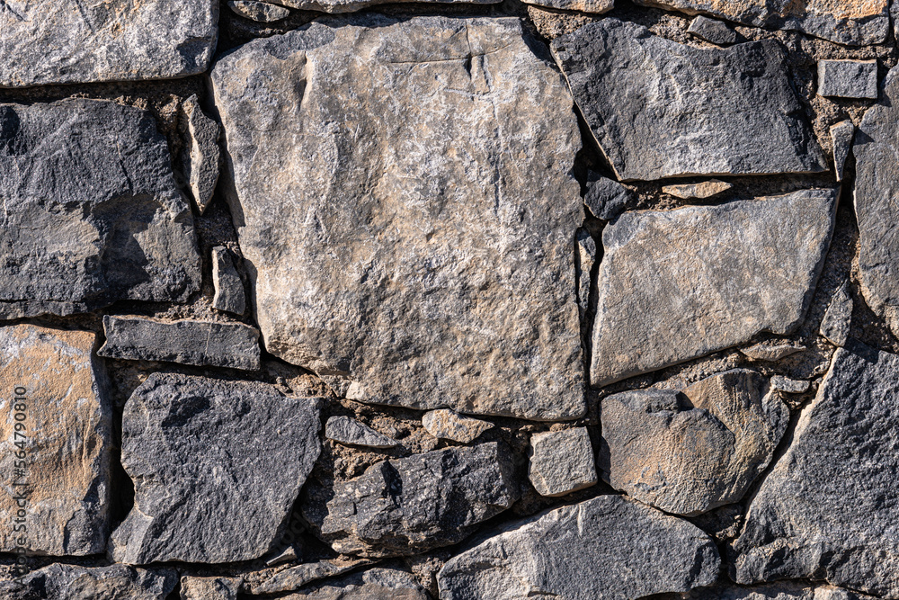 Fototapeta premium Grunge relief granite rock structure background texture.