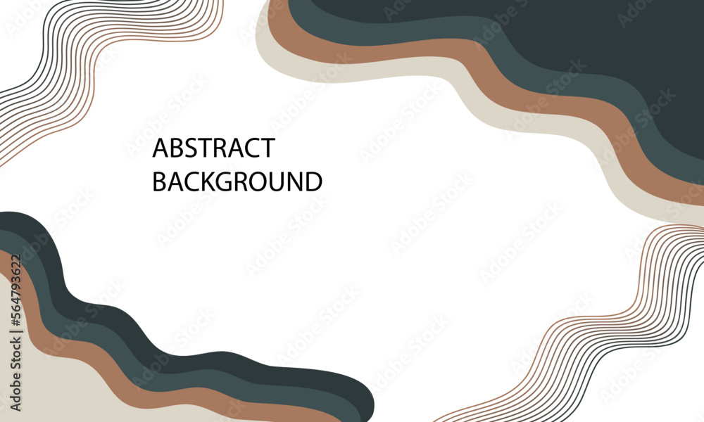 dark green abstract background illustration with waves