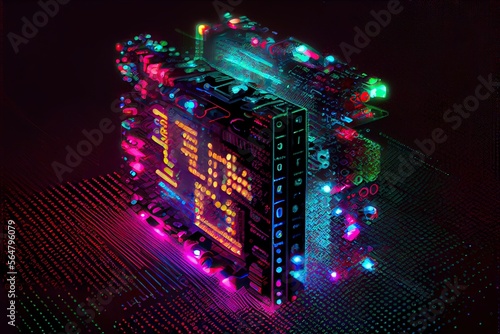 Data transformation on a circuit board  generative ai  