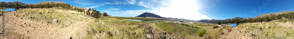 Foto panorámica campo Bolivia