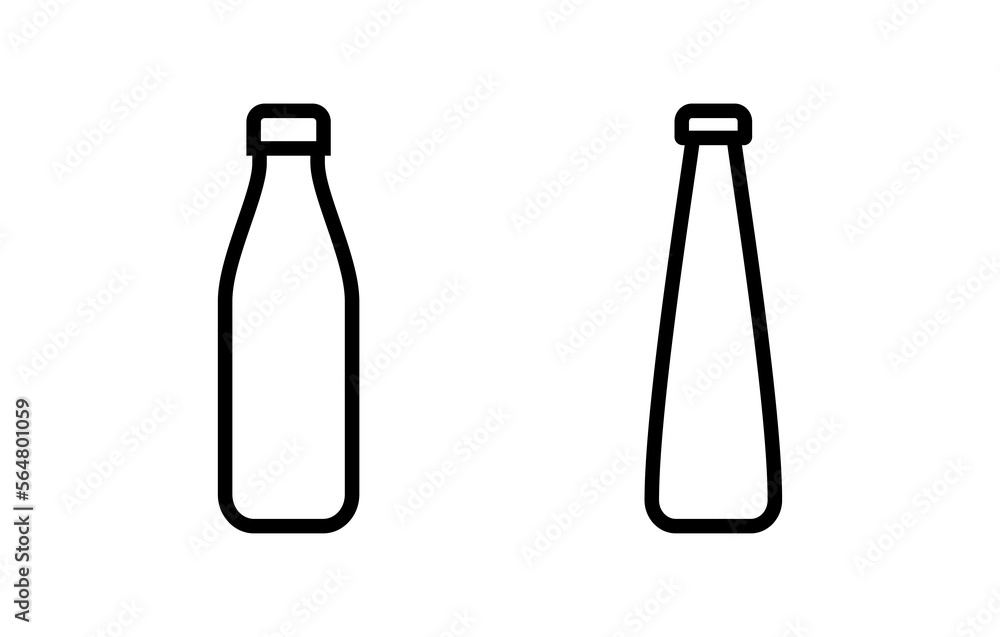 Bottle icon vector illustration. bottle sign and symbol Bottle icon vector illustration. bottle sign and symbol