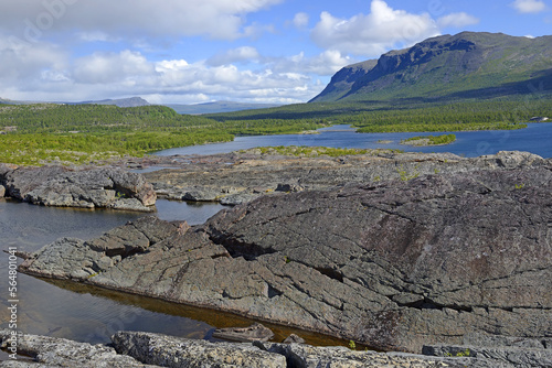 National park Stora Sjöfallet/Stuor Muorkke, Laponian Area - The Arctic Circle region of northern Sweden is the home of the Saami people - UNESCO World Heritage of Sweden photo