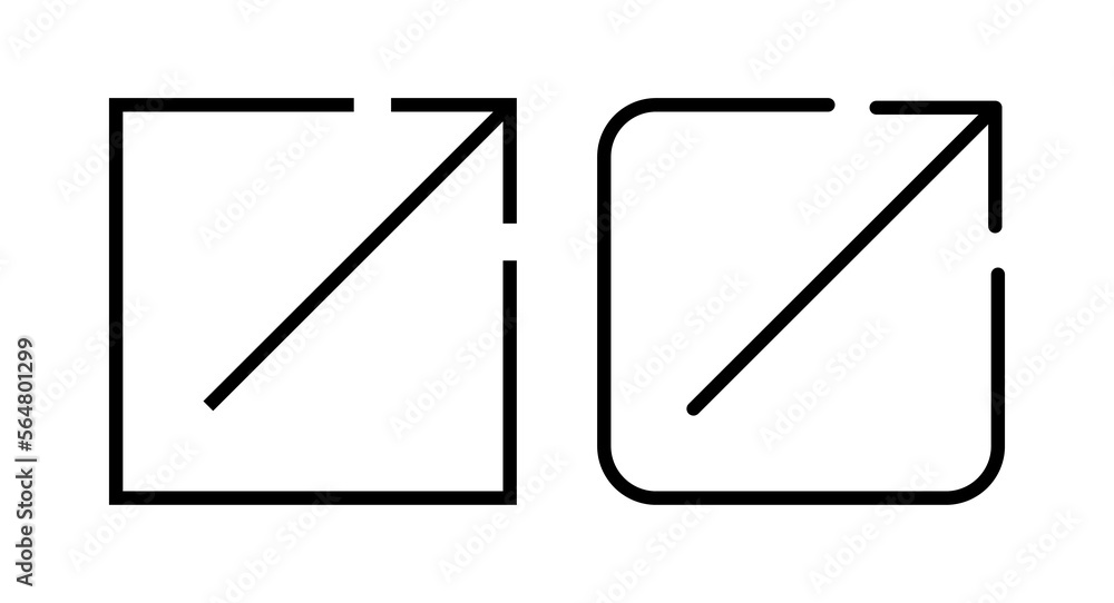 External link icon vector illustration. link sign and symbol. hyperlink symbol External link icon vector illustration. link sign and symbol. hyperlink symbol