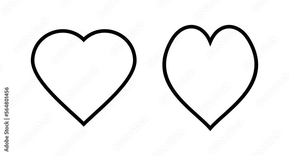 Love icon vector illustration. Heart sign and symbol. Like icon vector.