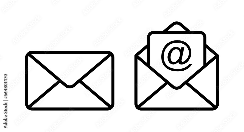 Mail icon vector illustration. email sign and symbol. E-mail icon. Envelope icon Mail icon vector illustration. email sign and symbol. E-mail icon. Envelope icon