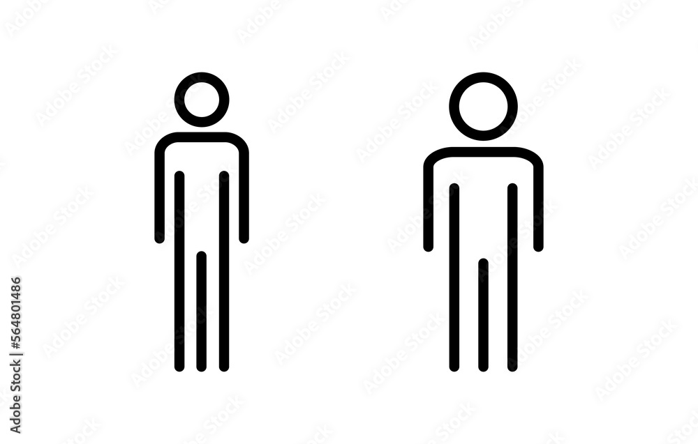 Man icon vector illustration. male sign and symbol. human symbol Man icon vector illustration. male sign and symbol. human symbol