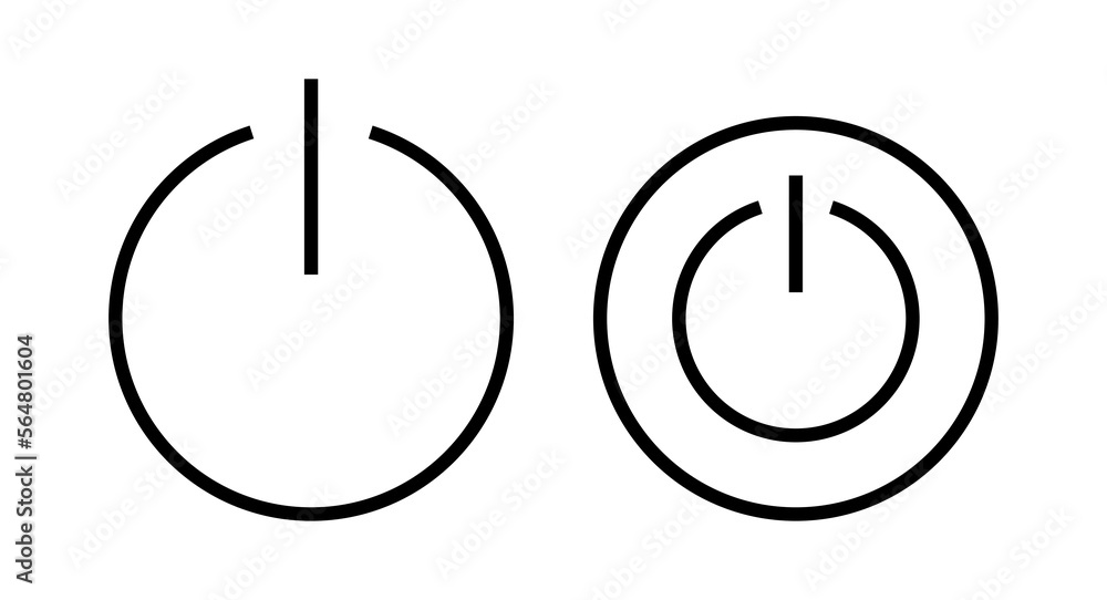 Power icon vector illustration. Power Switch sign and symbol. Electric power Power icon vector illustration. Power Switch sign and symbol. Electric power