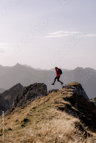 Wandern in Tannheim - Sprung