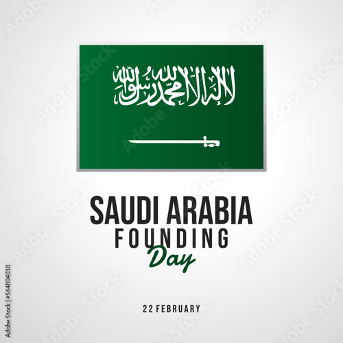 Foundation Day of Saudi Arabia. 22 February memorial of national foundation day