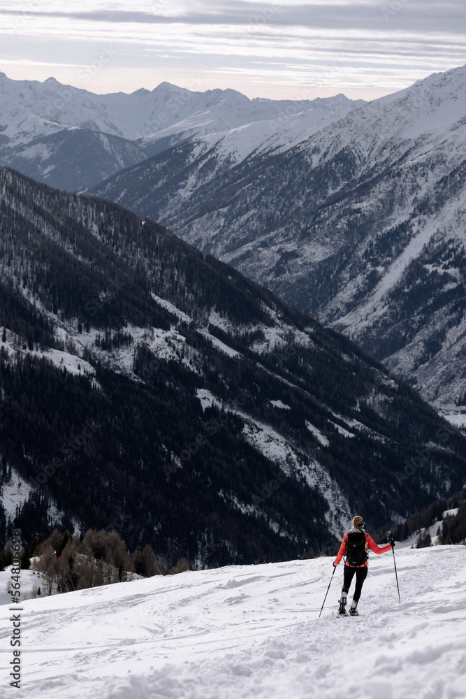 Schneeschuhwanderung in Kals am Großglockner Schneeschuhwanderung in Kals am Großglockner