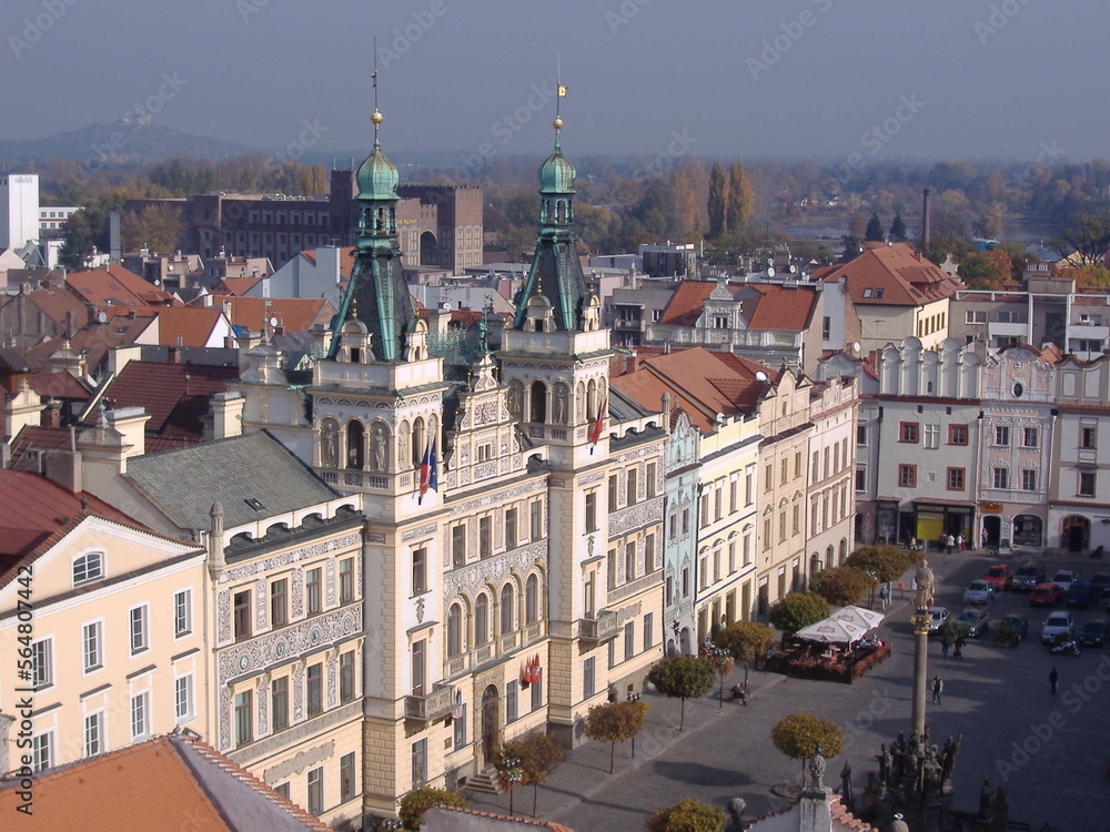 Obraz premium view of the old town