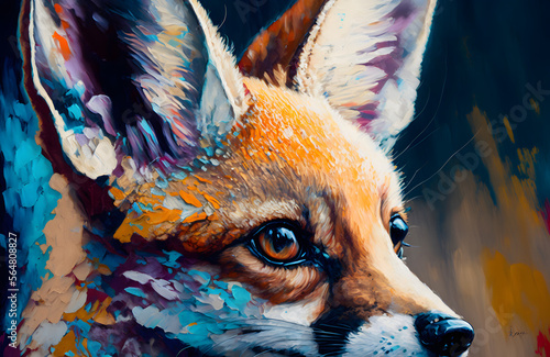 red fox face © Demencial Studies