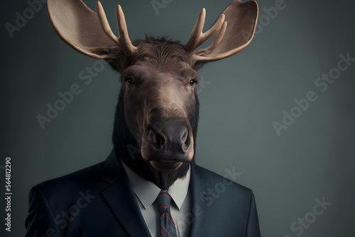 portrait of a businessman in a suit © Demencial Studies