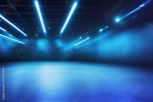 spotlight on empty stage,Generative IA