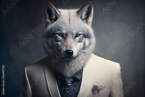 wolf portrait