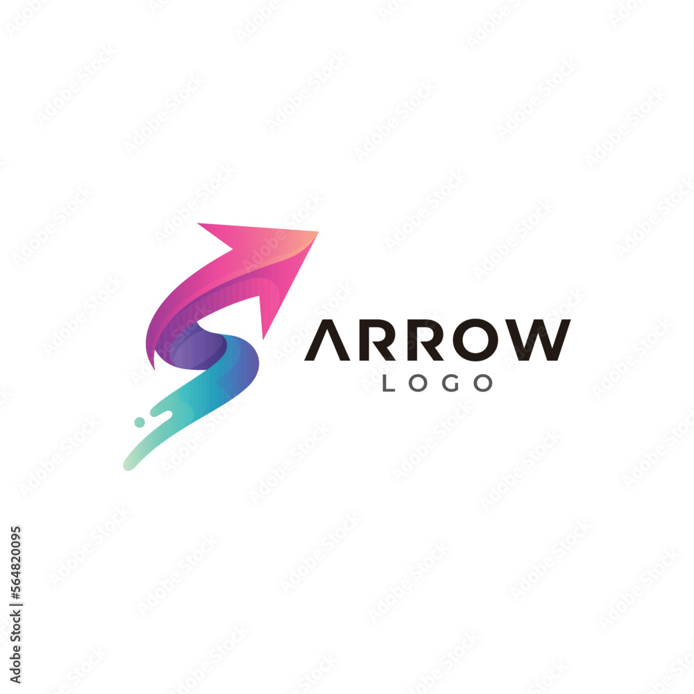 Fast arrow logo template Fast arrow logo template
