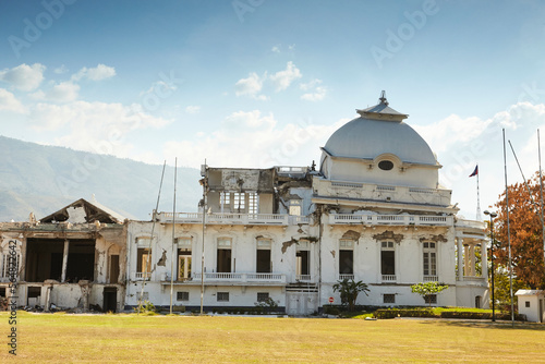 Earthquake damage Haitian Parliament