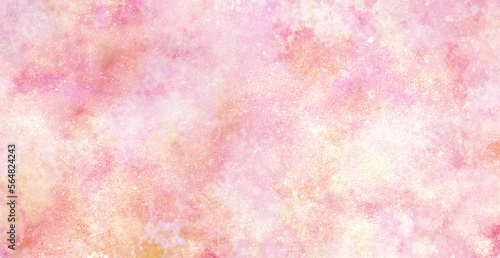 ピンクとゴールドの和風背景, 金箔, 美しいテクスチャ, Beautiful Japanese textures in pink and gold