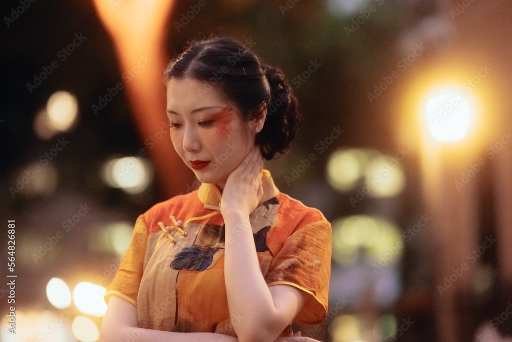Elegant Asian woman portrait Elegant Asian woman portrait