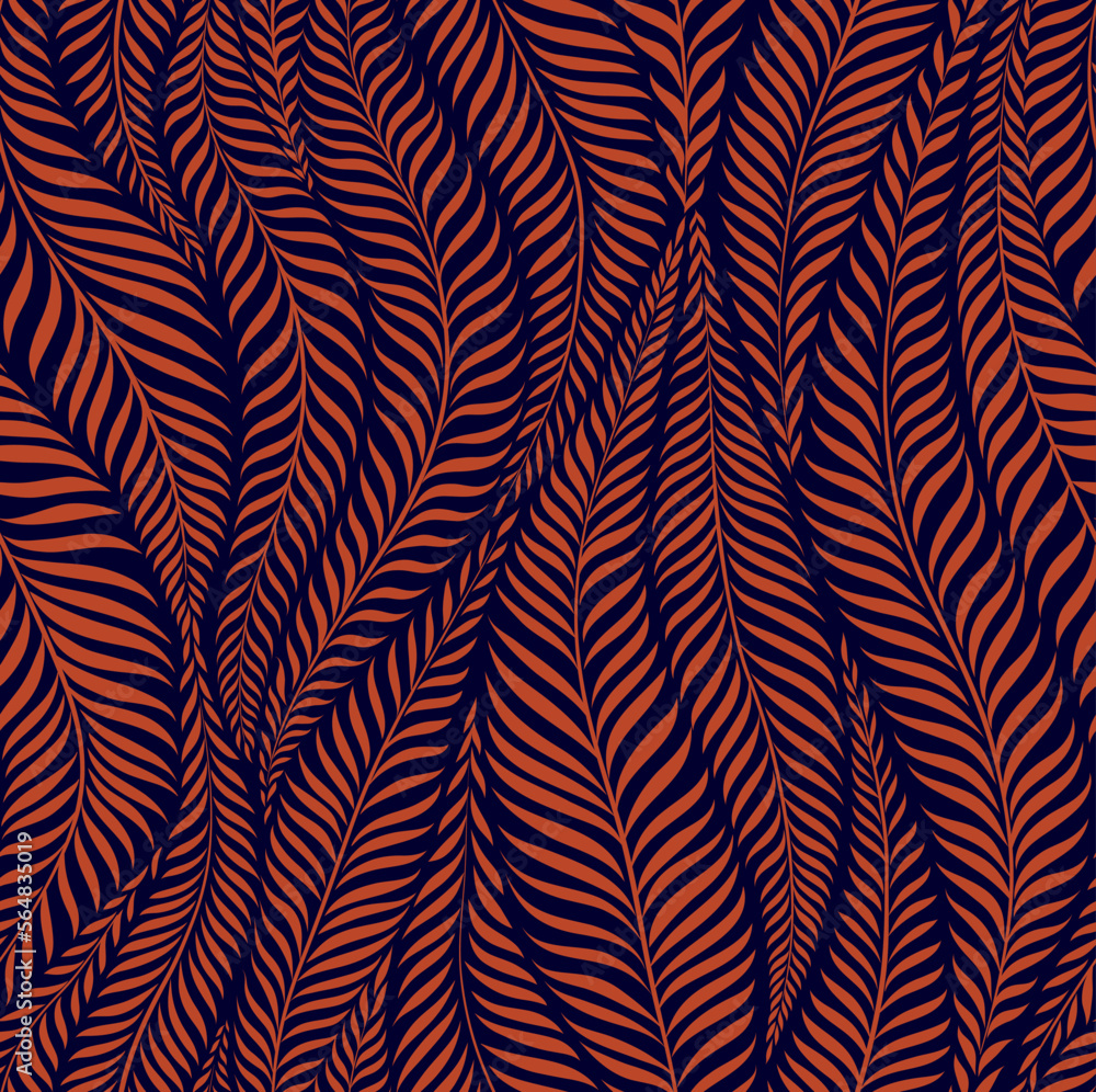 Luxury seamless pattern with palm leaves. Modern stylish floral background. Luxury seamless pattern with palm leaves. Modern stylish floral background.