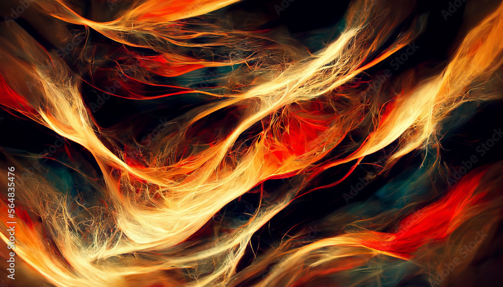 fire background abstract high quality illustration Generative AI Content by Midjourney