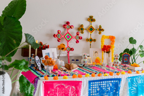 Decorated altar at home