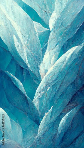 Wallpaper Mural ice blue background abstract high quality illustration Generative AI Content by Midjourney Torontodigital.ca