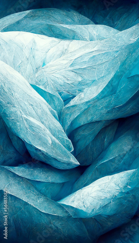 Wallpaper Mural ice blue background abstract high quality illustration Generative AI Content by Midjourney Torontodigital.ca