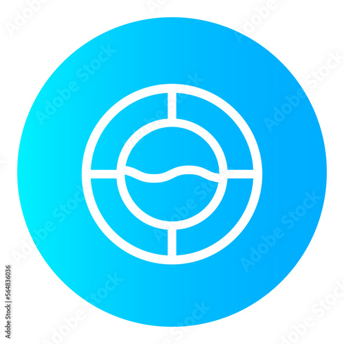 Port Hole Circular gradient icon