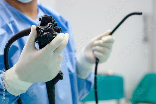 doctor with stethoscope photo