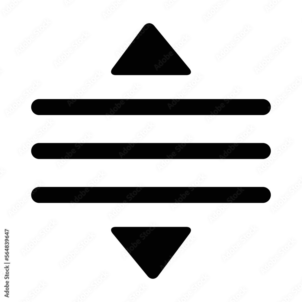 Re-order or reorder list of items line art vector icon for apps and websites Re-order or reorder list of items line art vector icon for apps and websites