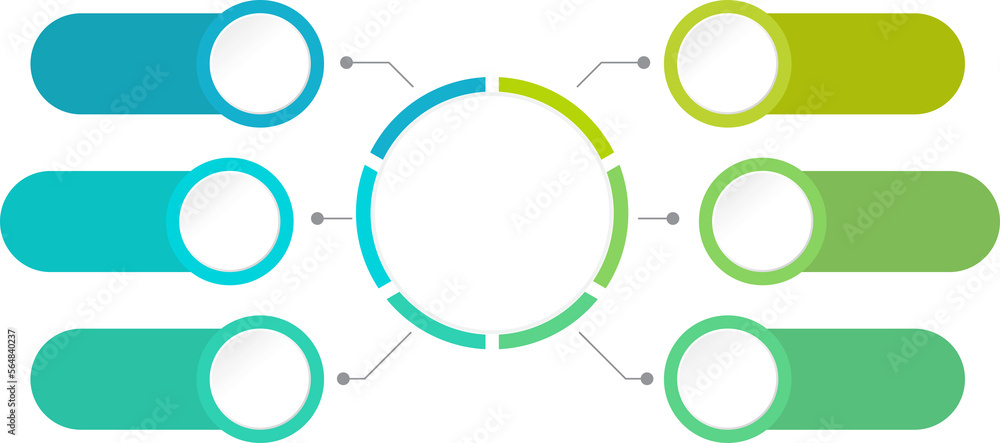 Process infographic template with 6 options. Process infographic template with 6 options.